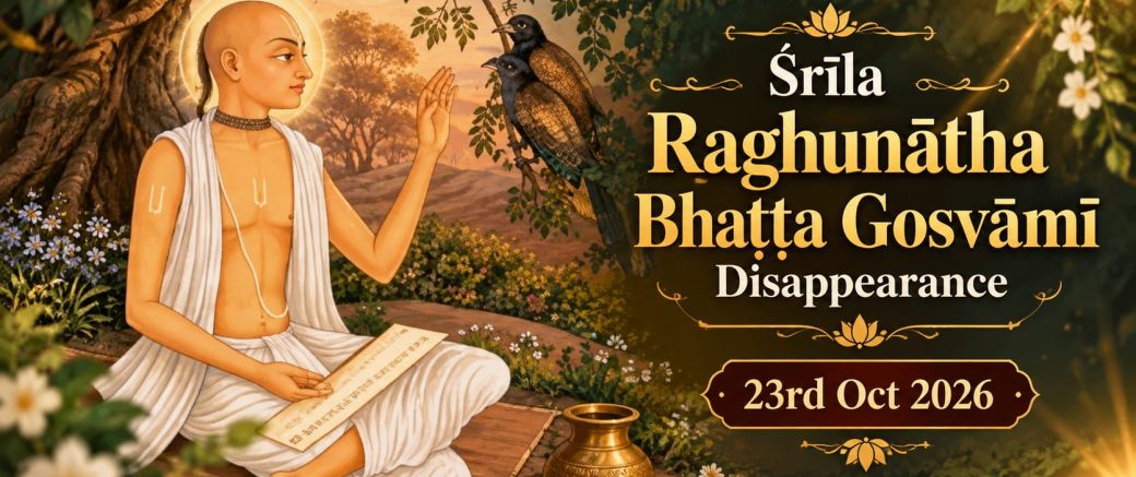 Śrīla Raghunātha Bhaṭṭa Gosvāmī